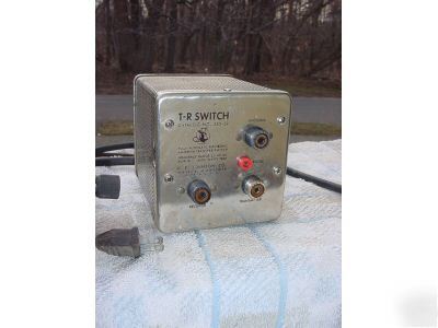 Vintage e.f. johnson t-r switch model 250-39