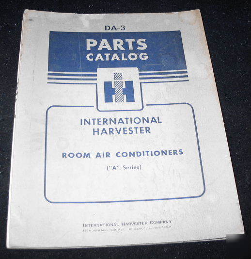 Ih intl harvester room air conditioners a series