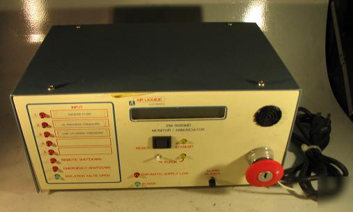 Air liquide em-5000MD gas N2 monitor/ annunciator