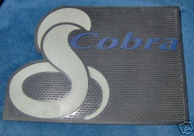 Cobra dealer floor mat 