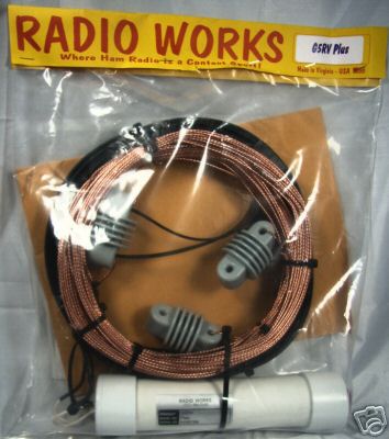 G5RV - plus radio works 80-10M + warc antenna kit