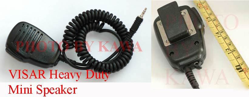 Heavy duty speaker mic for motorola visar HT1000 jedi