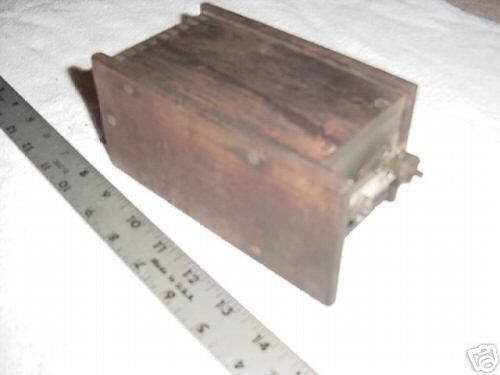 High tension buzz coil , hit miss gas engine antique