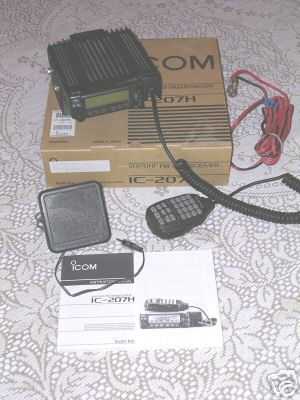 Icom ic-207H 2M/440 dual-band radio - no 