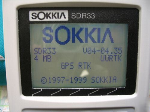 Like new sokkia SDR33 4MEG rtk data collector sdr gps