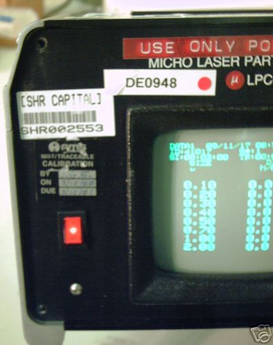 Micro laser particle counter lpc-1001 pms 