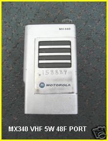 Motorola MX340 MX300S synthesized vhf 6W 48F port 