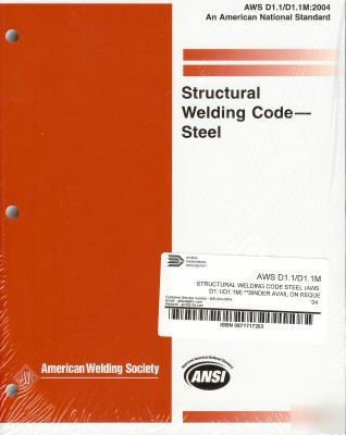 Ndt aws D1.1 /D1.1M welding inspection code book steel 