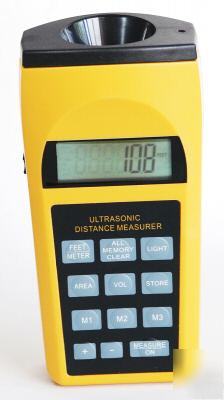 New ultrasonic distance meter measurer & laser pointer 