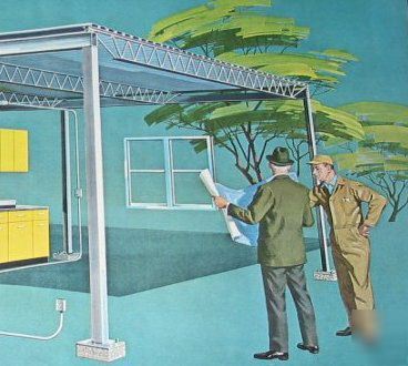 Republic steel cleveland construction / 4 1960S ads lot