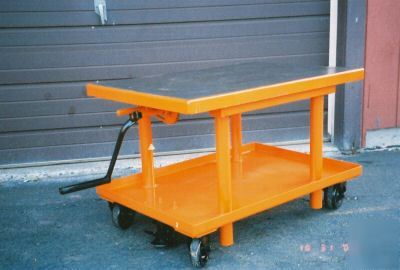 Tool & die/mold h.d. elevating ,lifting .rolling cart