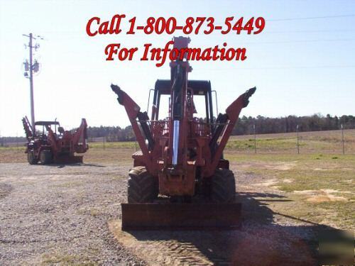 2003 ditch witch RT70H trencher & backhoe - 673 hours