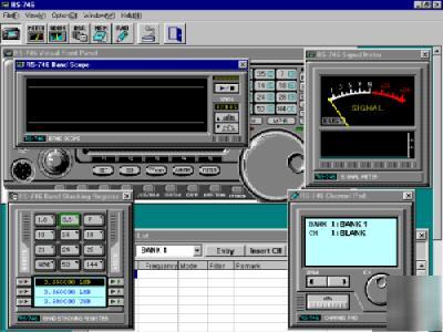 Icom ic-746 transceiver and pc software - excellent