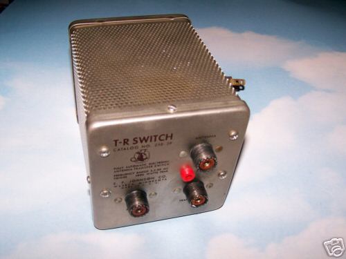 Johnson ham radio tr switch / excellent original condx.