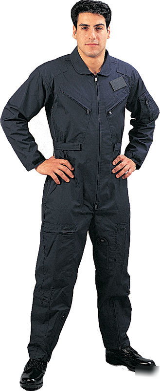 Navy blue flight suit air force flightsuit size xl