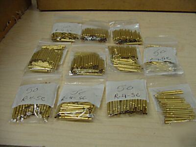 New idi r-4-sc gold pogo pins recepticle size 4 qty 200 