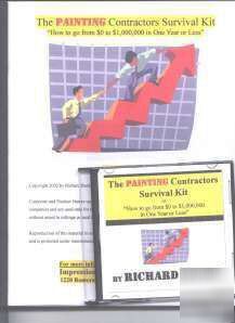 Painting contractors survival kit on cd-rom