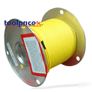 1/4 x 1200 foot truck pulley nylon poly rope tow 900LBS