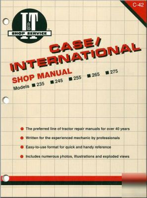 Case/international i&t shop service repair manual c-42