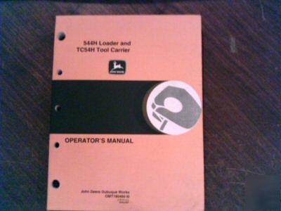 John deere 544H loader TC54H operators manual