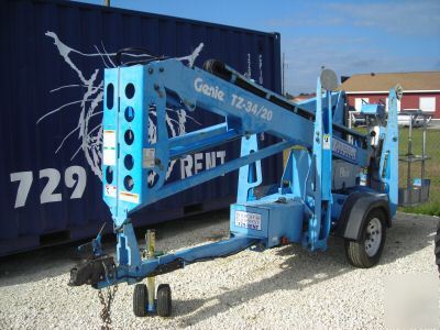 Manlift, tow-behind/electric tz-34/20