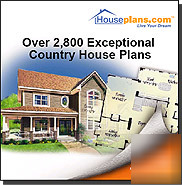 New 2,800 house building floor plans drawings cad 