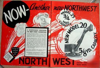 New northwest model 20 5/8-cy 1937 magazine 2PG ad