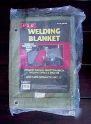 New brand heavy duty 5' x 5' welding blanket/curtain