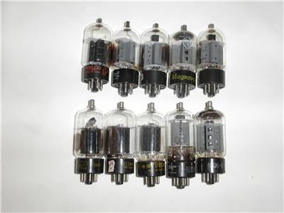10) 6DQ6 rf power vacuum tubes lot# 16