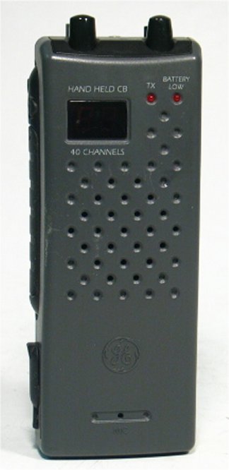 As-is ge 3-5980A hand-held 40-channel cb radio