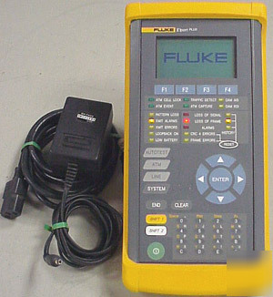 Fluke E1-P1 handheld E1 port plus atm/network analyzer