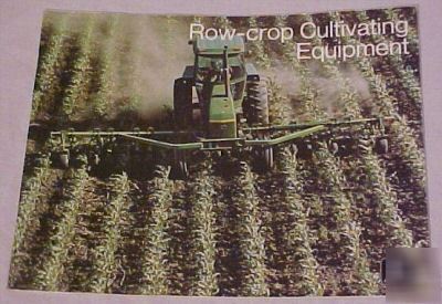 John deere row- crop cultv equipment sale booklet 1974