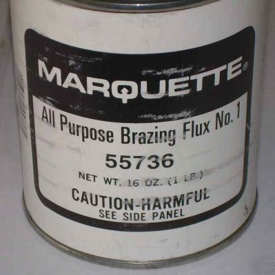 Marquette all purpose metal brazing flux 1 lb.