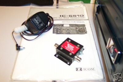 Nice condition icom ic-551D w/accessories no 