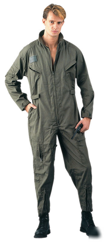 Olive drab flight suit air force flightsuit size 4X