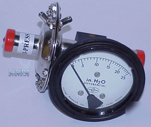 Orange research H2O differential pressure gauge 1831DG
