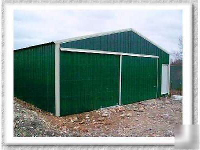 Pole barn 30X50 storage building plans how-to