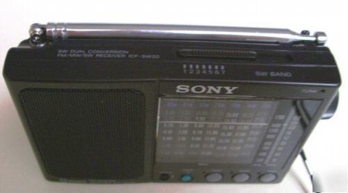 Sony icf-SW20 9 band shortwave radio