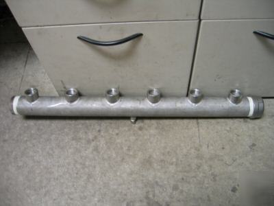 Stainless steel 6 port manifold 30