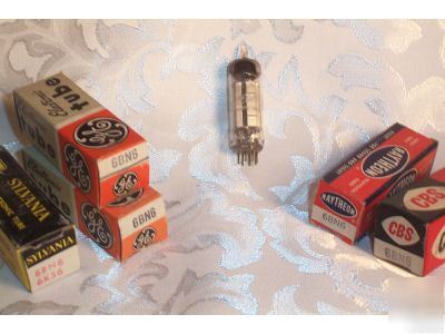 6BN6 vacuum tube, nos original boxes, rca & sylvania