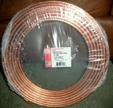 Copper refrigeration tube dehydrated 3/8