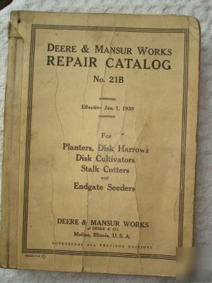 John deere-mansur planter endgate seedr repair catalog 