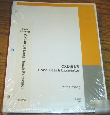 New case CX240 lr excavator parts catalog manual book
