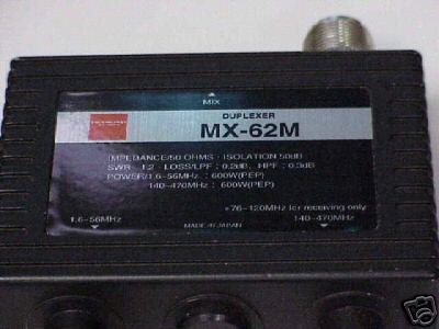 New diamond duplexer mx-62M condition used once pl-259