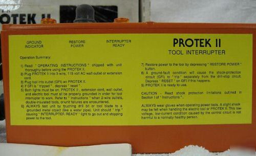 Protek ii tool interrupter metal pipe conduit protector