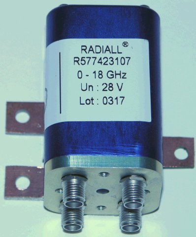 Radiall R577423107 transfer dpdt switch 18 ghz