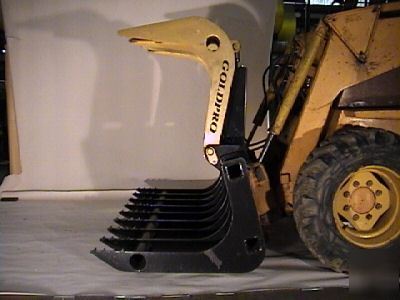 Skidsteer grapple by goldpro, professional grade
