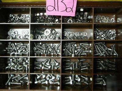 Stainless metric capscrews, nuts, & washers assortment