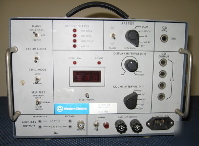 Western electric error rate test set model ks-20775 L2A