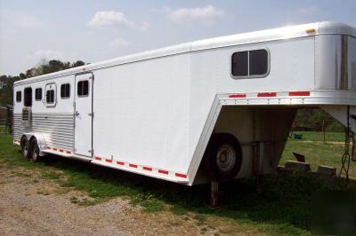 1999 featherlite aluminum 6-horse slant load trailer